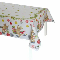 Tovaglia Da Tavola Natalizia Ralphy In Puro Cotone - Dimensioni Varie Z719