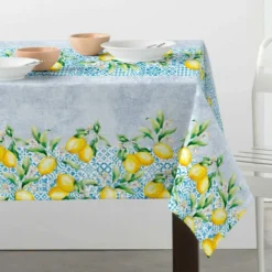 Tovaglia Limoni Di Morbidissimi Con Stampa Digitale - Dimensioni Varie Y612