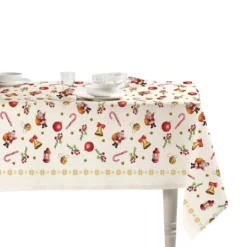 Tovaglia Natalizia Noel Di Caleffi - Dimensioni Varie X129