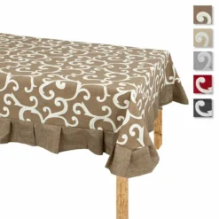 Tovaglia Ramage Di Morbidissimi Con Volant - Dimensioni Varie W125