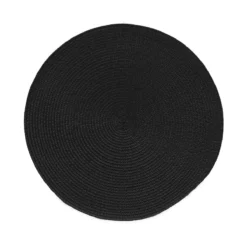 Tovaglietta Americana Zebulon Rotonda Diametro 35 Cm S069 -Articoli Per La Casa tovaglietta allamericana round rotonda diametro 35 cm nero 3