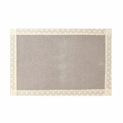 Tovaglietta Pois In Juta 35x40 Cm W701 -Articoli Per La Casa tovaglietta juta pois 30x45 cm beige 1