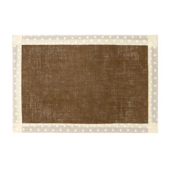 Tovaglietta Pois In Juta 35x40 Cm W701 -Articoli Per La Casa tovaglietta juta pois 30x45 cm marrone 1