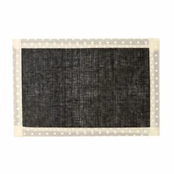 Tovaglietta Pois In Juta 35x40 Cm W701 -Articoli Per La Casa tovaglietta juta pois 30x45 cm nero 1