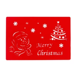 Tovaglietta Natalizia Christmas Intaglio In Feltro K706