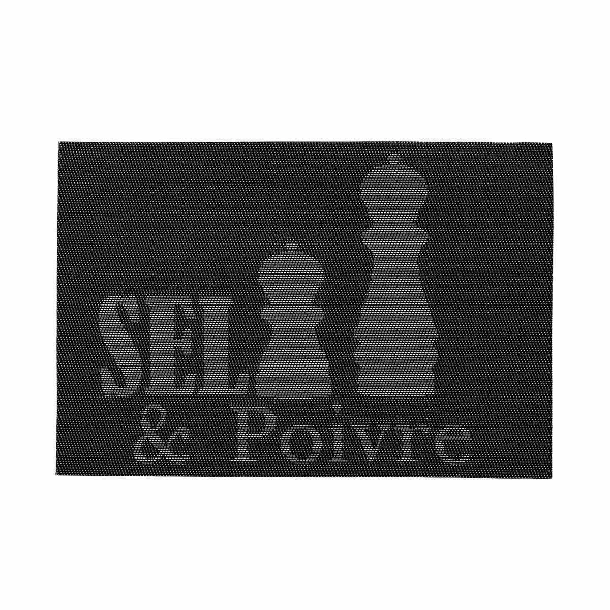 Tovaglietta All'americana Sale E Pepe In Pvc Q817 1 Tovaglietta All'americana Sale E Pepe In Pvc Q817