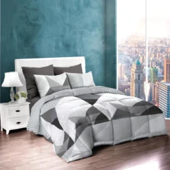 Trapunta Piumone Invernale Astratto Di Daunex - Dimensioni Varie X192 -Articoli Per La Casa trapunta piumone invernale astratto di daunex grigio 2