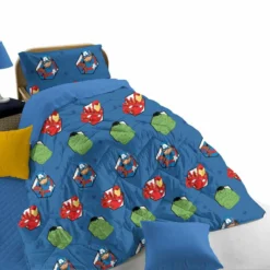 Trapunta Piumone Invernale Avengers Marvel Per Letto Singolo X133