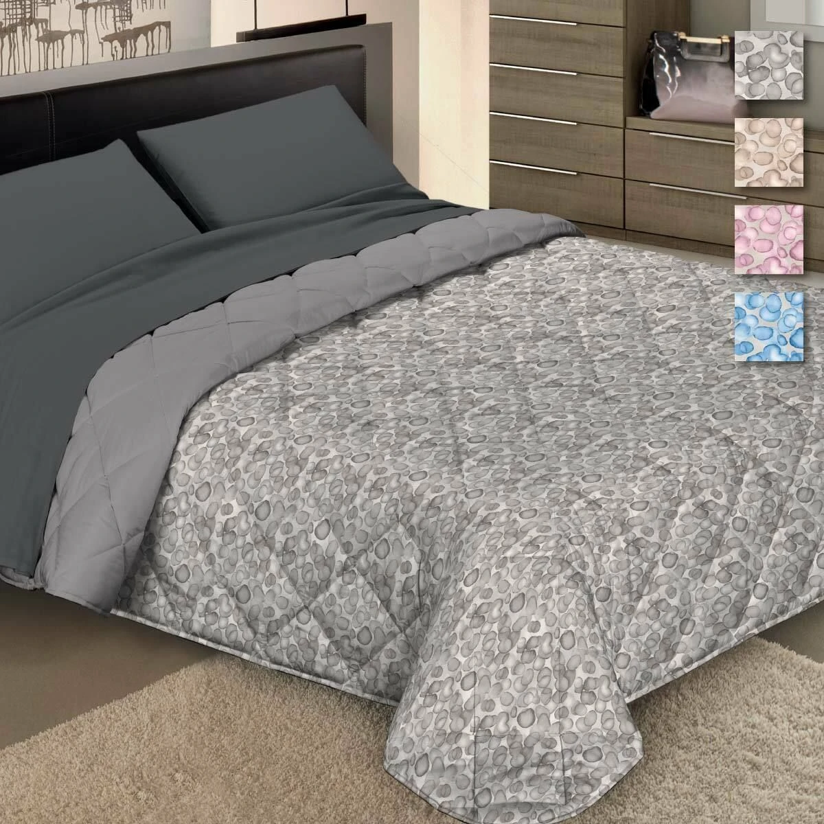 Trapunta Piumone Invernale Bolle Di Morbidissimi - Dimensioni Varie Z874 1 Trapunta Piumone Invernale Bolle Di Morbidissimi - Dimensioni Varie Z874