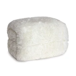 Trapunta Piumone Invernale Katrine In Ecopelliccia C/copriguanciali Z542 -Articoli Per La Casa trapunta piumone invernale katrine con copriguanciali in ecopelliccia crema 3