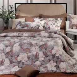 Trapunta Piumone Invernale Magnolia Di Randi In Velluto Matrimoniale J264