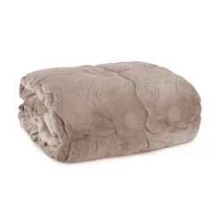 Trapunta Piumone Invernale Soffio In Velluto Jacquard Matrimoniale K667 -Articoli Per La Casa trapunta piumone invernale soffio in velluto jacquard matrimoniale tortora 2 1