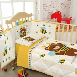 Trapuntino Bunny Di Biancaluna Per Lettino Baby Con Paracolpi W992