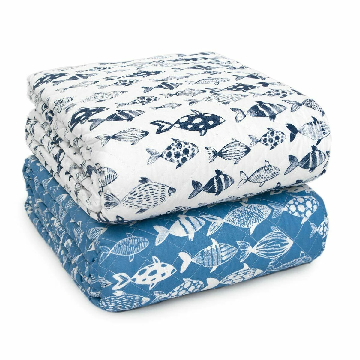 Trapuntino Copriletto Trapuntato Mediterraneo - Dimensioni Varie V838 1 Trapuntino Copriletto Trapuntato Mediterraneo - Dimensioni Varie V838