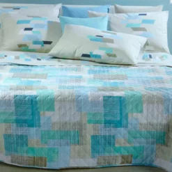 Trapuntino Copriletto Trapuntato Zenit Di Caleffi - Dimensioni Varie W099 -Articoli Per La Casa trapuntino zenit caleffi anice 2