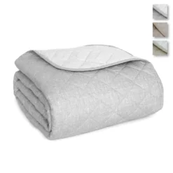 Trapuntino Copriletto Naturale Di Biancaluna Per Letto Matrimoniale S480