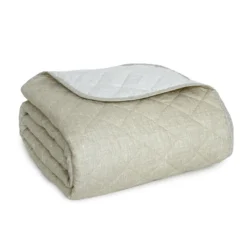 Trapuntino Copriletto Naturale Di Biancaluna Per Letto Matrimoniale S480 -Articoli Per La Casa trapuntino doubleface biancaluna matrimoniale beige