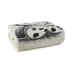 Trapuntino Leggero Con Stampa Digitale Teddy Per Letto Singolo P364