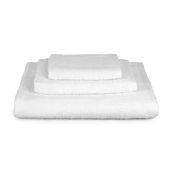 Telo Doccia + Asciugamano + Ospite Morbidissimi Spugna 450 Gr Per Hotel B&B J161