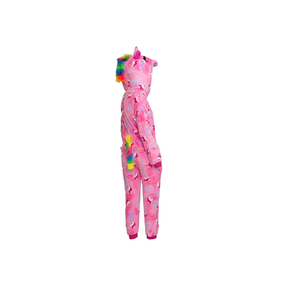 Pigiamone Intero Bambina Unicorno Pink In Caldo Pile V023 2 Pigiamone Intero Bambina Unicorno Pink In Caldo Pile V023 - immagine 2