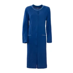 Vestaglia Da Donna Linclalor In Cotone 171369 - Fino Alla Tg 58 K048 5 Vestaglia Da Donna Linclalor In Cotone 171369 - Fino Alla Tg 58 K048 -Articoli Per La Casa vestaglia da donna linclalor 171369 in cotone blu notte 8