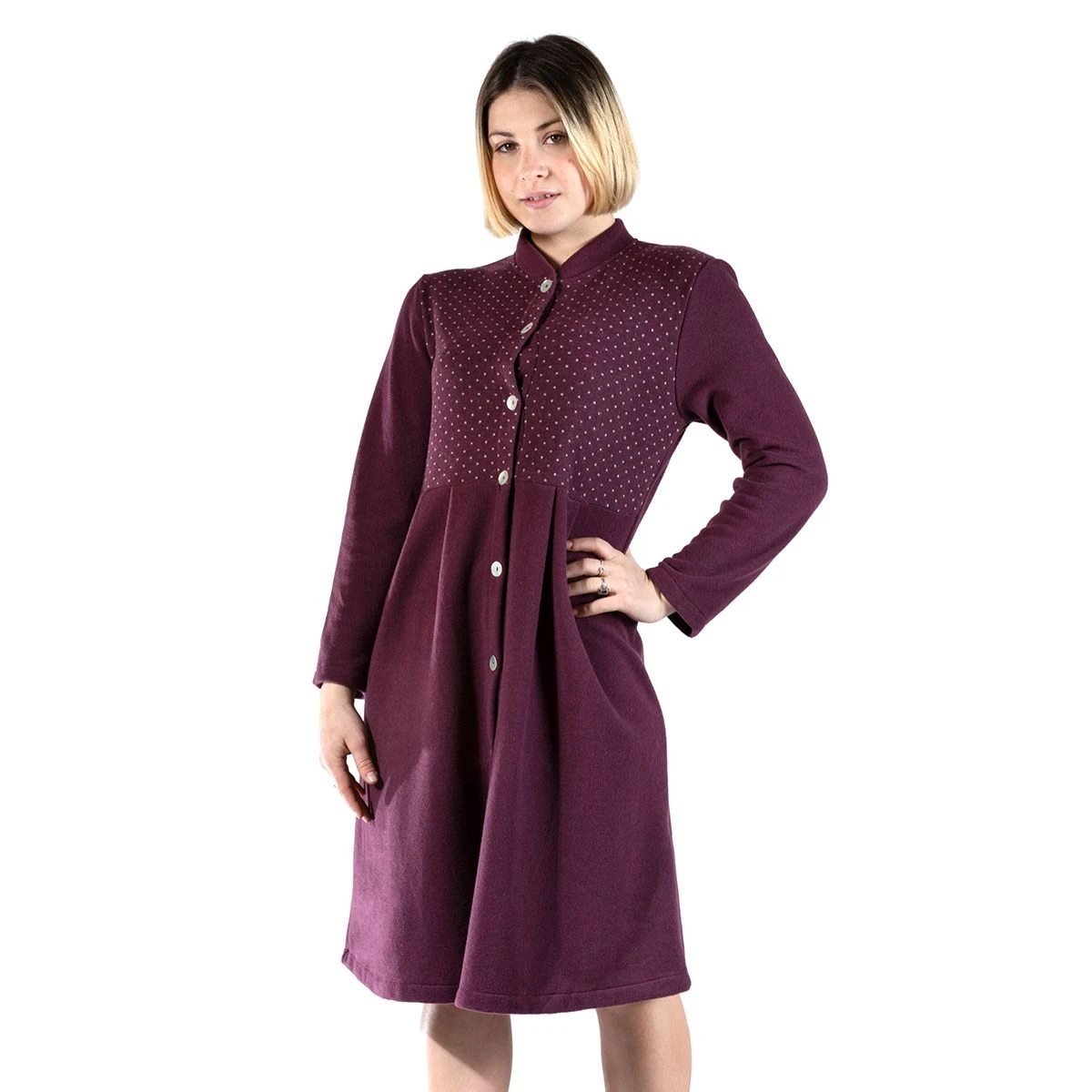 Vestaglia Donna Invernale Ginetta Di Toscana Lingerie J825 4 Vestaglia Donna Invernale Ginetta Di Toscana Lingerie J825 - immagine 4