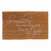Zerbino In Cocco Smiles 45x75 Cm Retro Antiscivolo - Avana R160